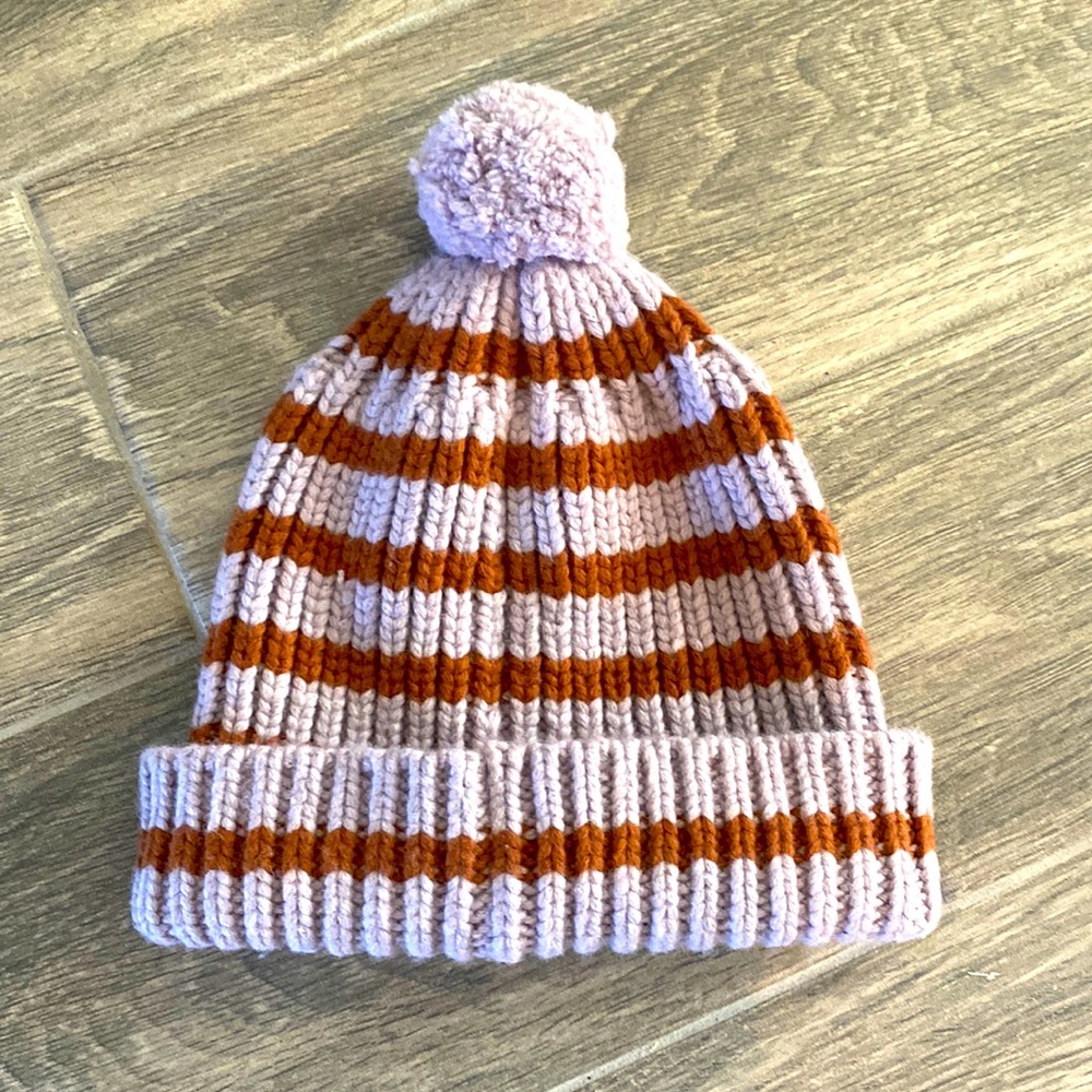 Madewell Striped Knot Hat 💜🤎